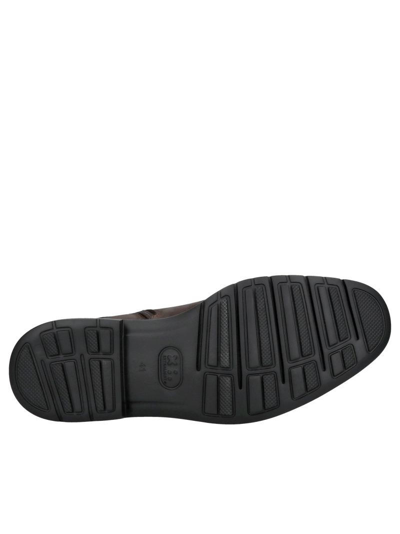 Low men's boots, uninsulated, made of suede leather