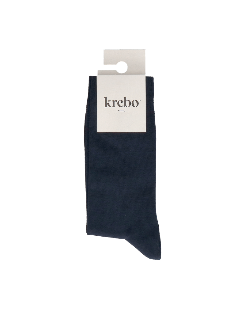 Navy blue men's socks, Konopka Shoes