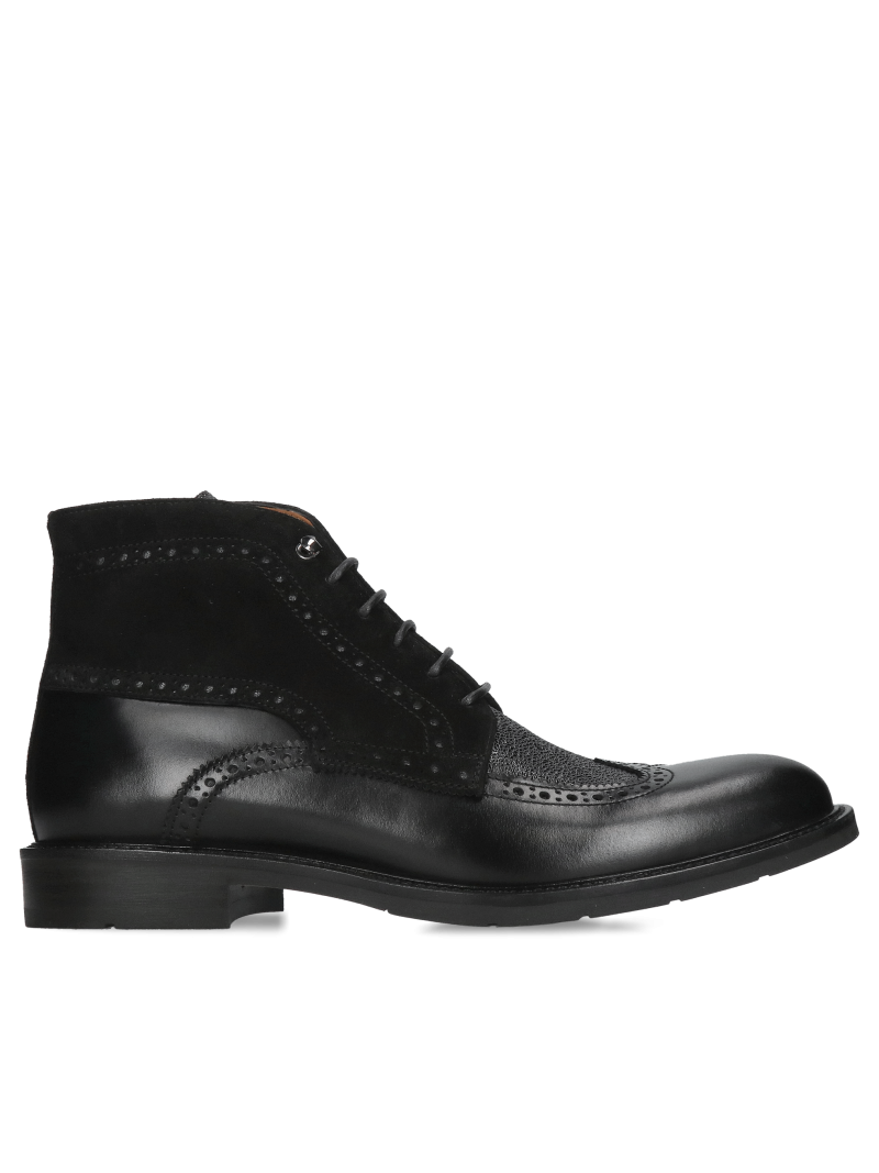 Men's leather boots, fashionable and comfortable, from a Polish manufacturer
