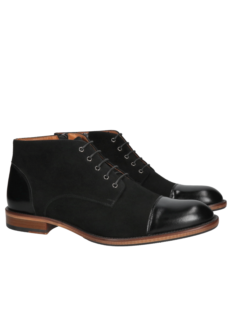 Men's suede boots without insulation for all seasons, high-quality business casual footwear