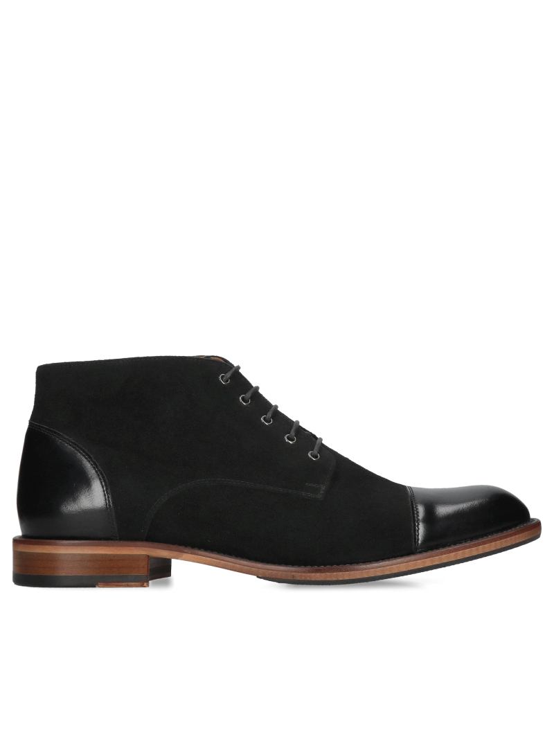 Men's suede boots without insulation for all seasons, high-quality business casual footwear