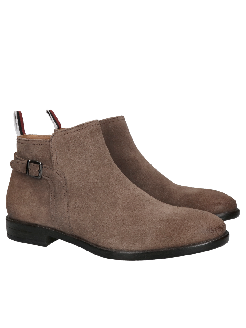 Men's suede boots, unlined, all-season, comfortable men's boots