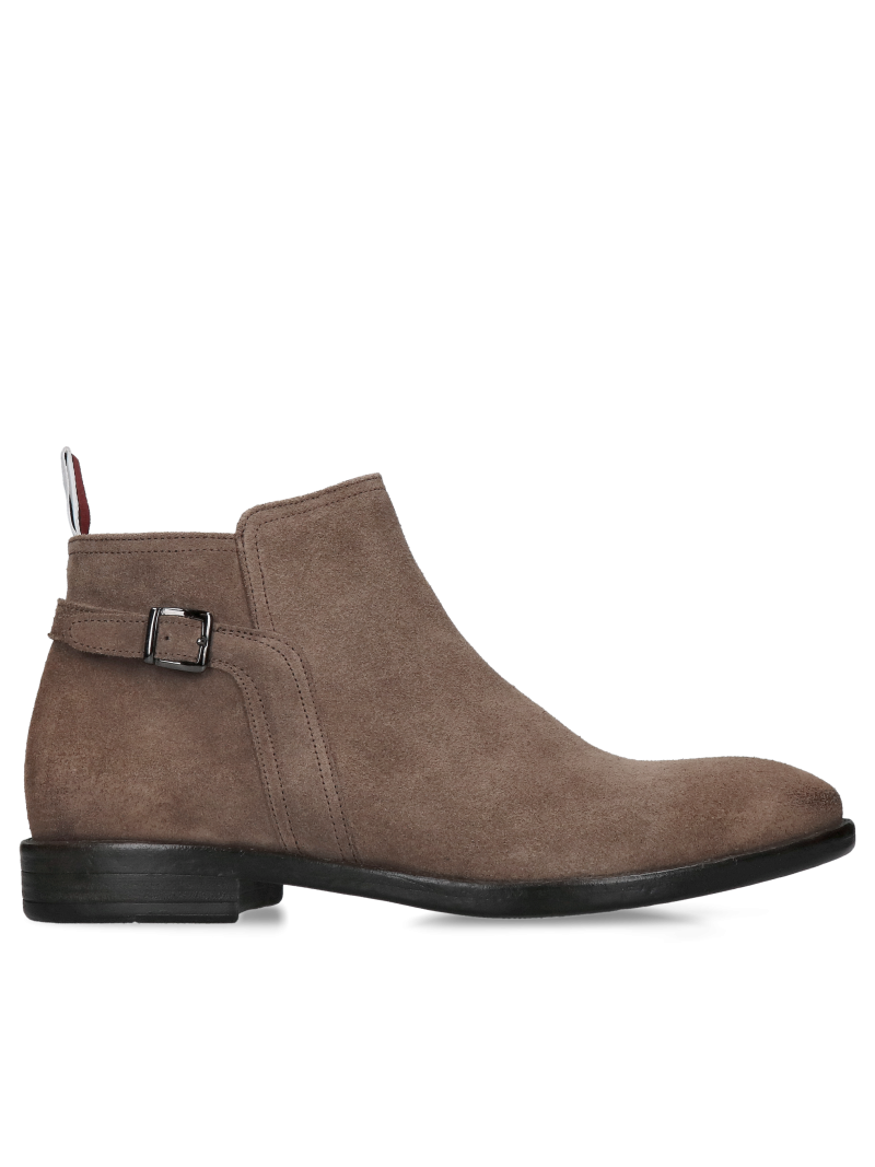 Men's suede boots, unlined, all-season, comfortable men's boots