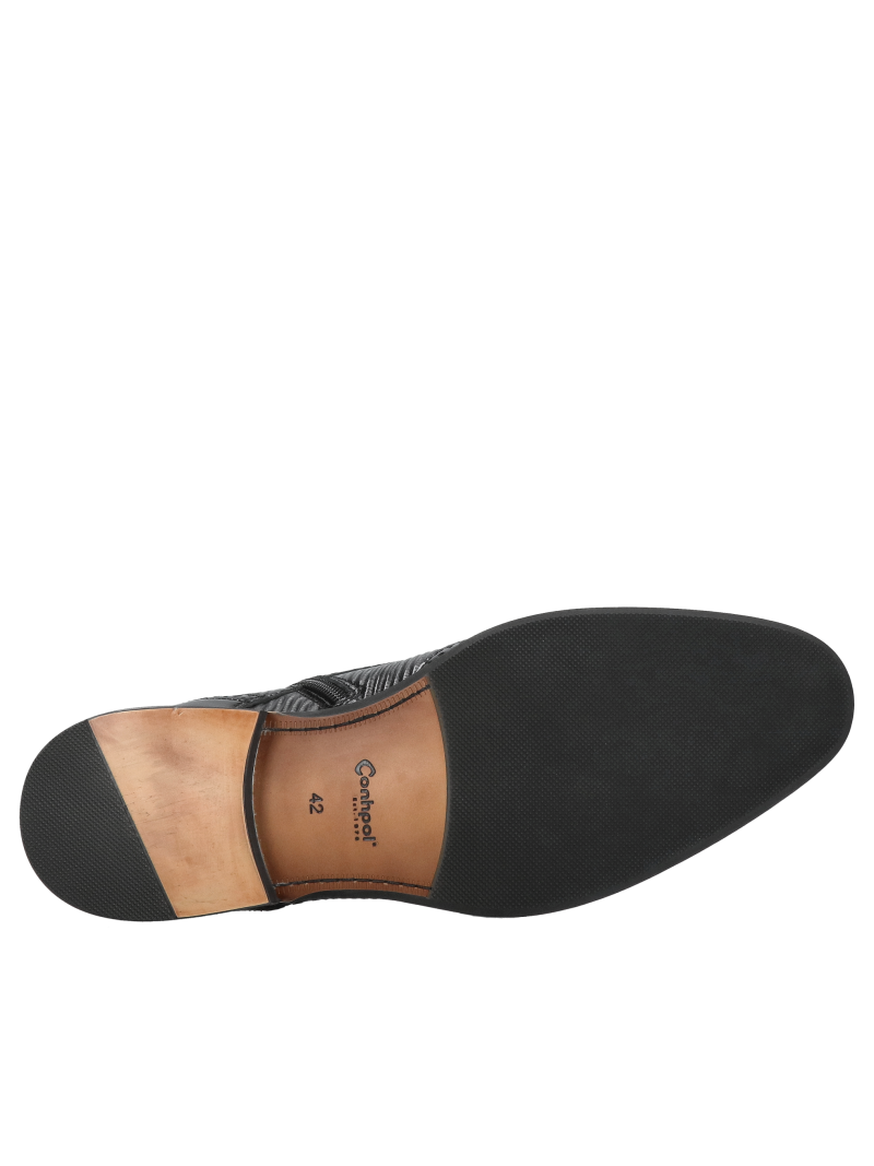 Black monk shoes, Conhpol business casual footwear, Konopka Shoes