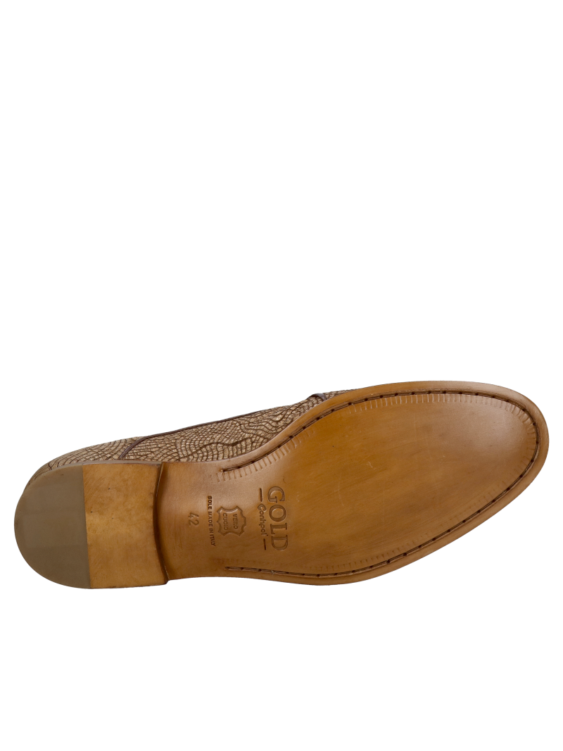 Premium slip-on shoes with leather soles, men's shoes, premium collection