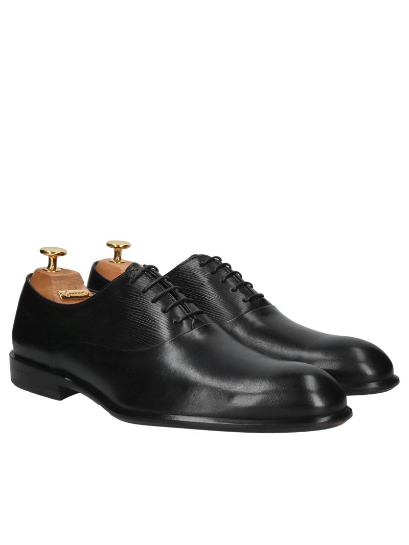 Men's shoes with leather soles Conhpol Gold, premium business casual shoes, Konopka Shoes