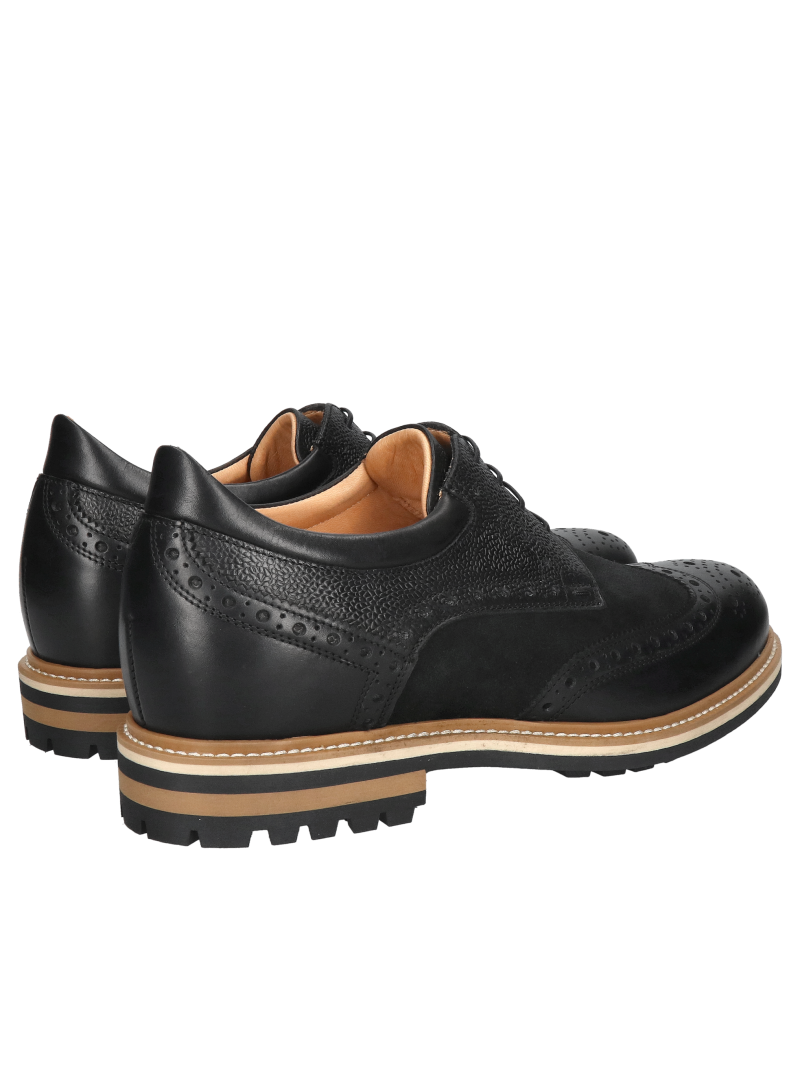 Men's height-increasing shoes, men's leather shoes that increase height from a Polish manufacturer