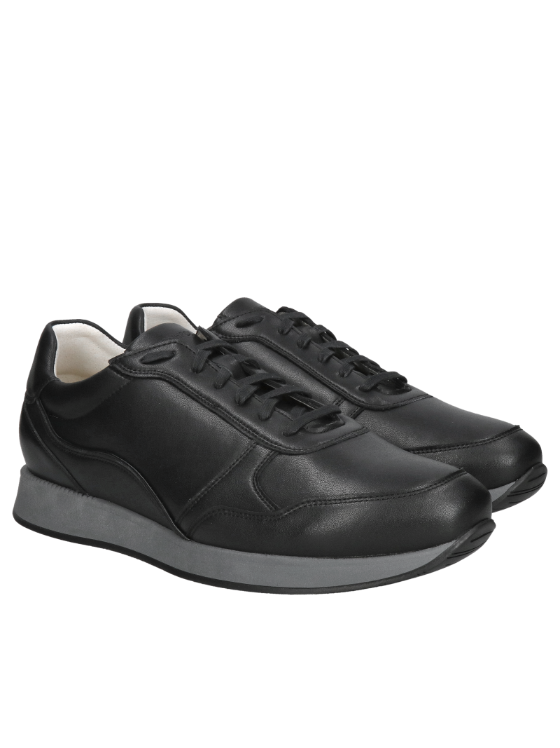 Men's sports shoes with thick soles, high-quality workmanship and natural leather, Konopka Shoes
