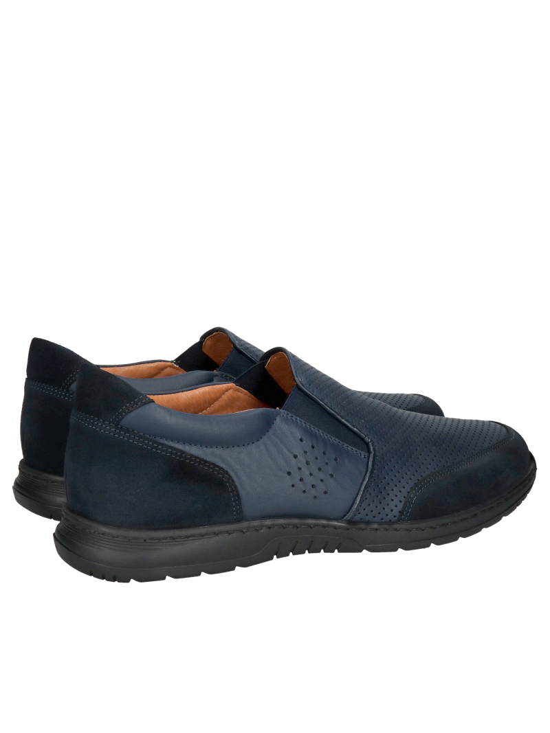 Men's slip-on shoes with wider toes for wide feet, high comfort and cushioning