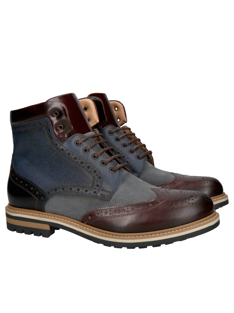 Original men's boots made of natural leather, exceptional quality and workmanship from Conhpol, Konopka Shoes