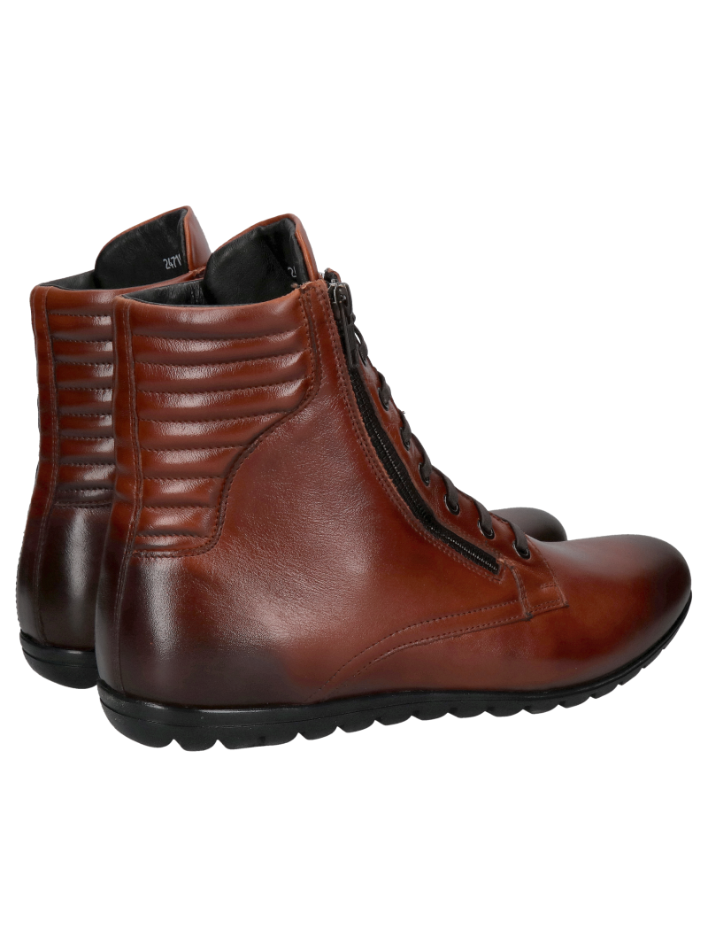 Comfortable high men's boots, soft hovercraft sole, high cushioning