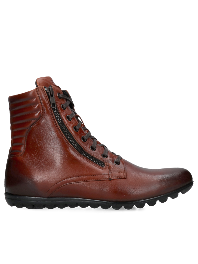 Comfortable high men's boots, soft hovercraft sole, high cushioning