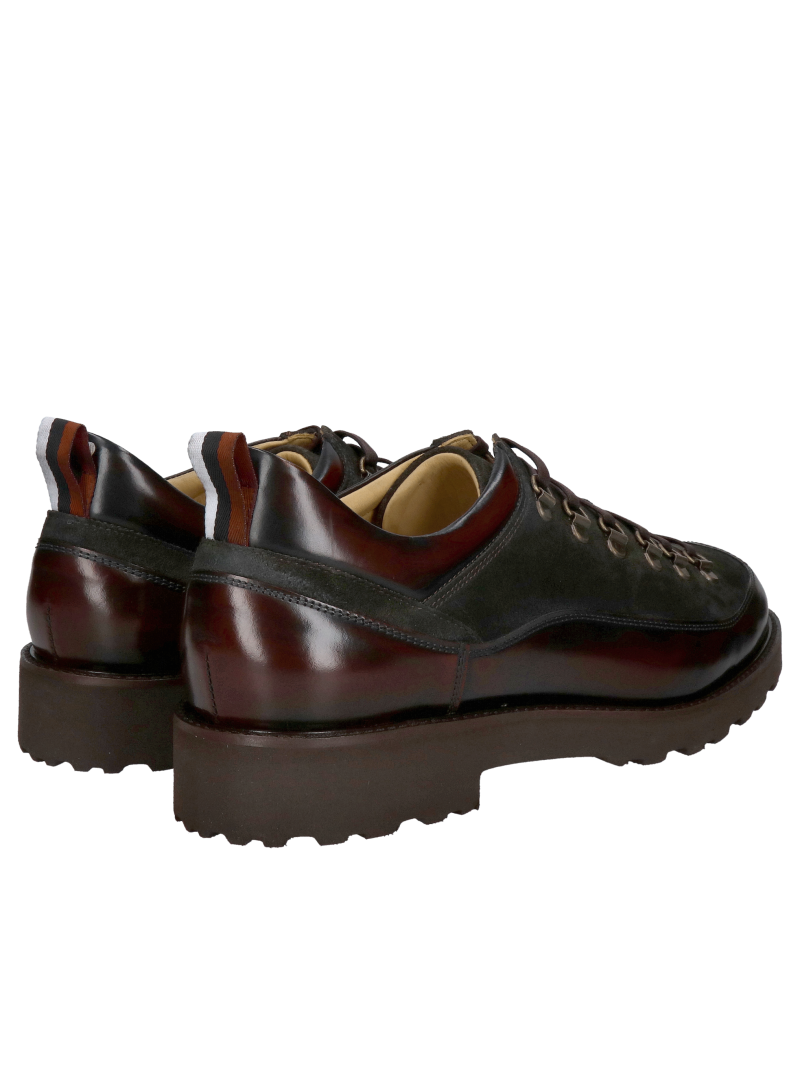 Unique men's lace-up shoes for everyday wear, original men's leather shoes from a Polish manufacturer