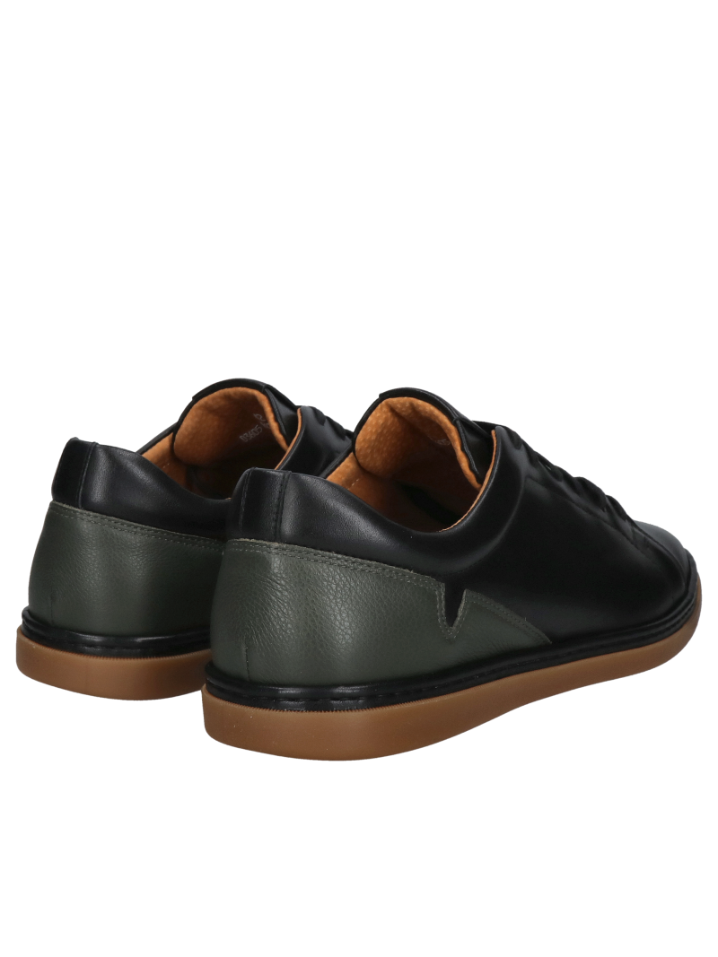 Soft and comfortable men's shoes made of grain leather, lace-up men's shoes