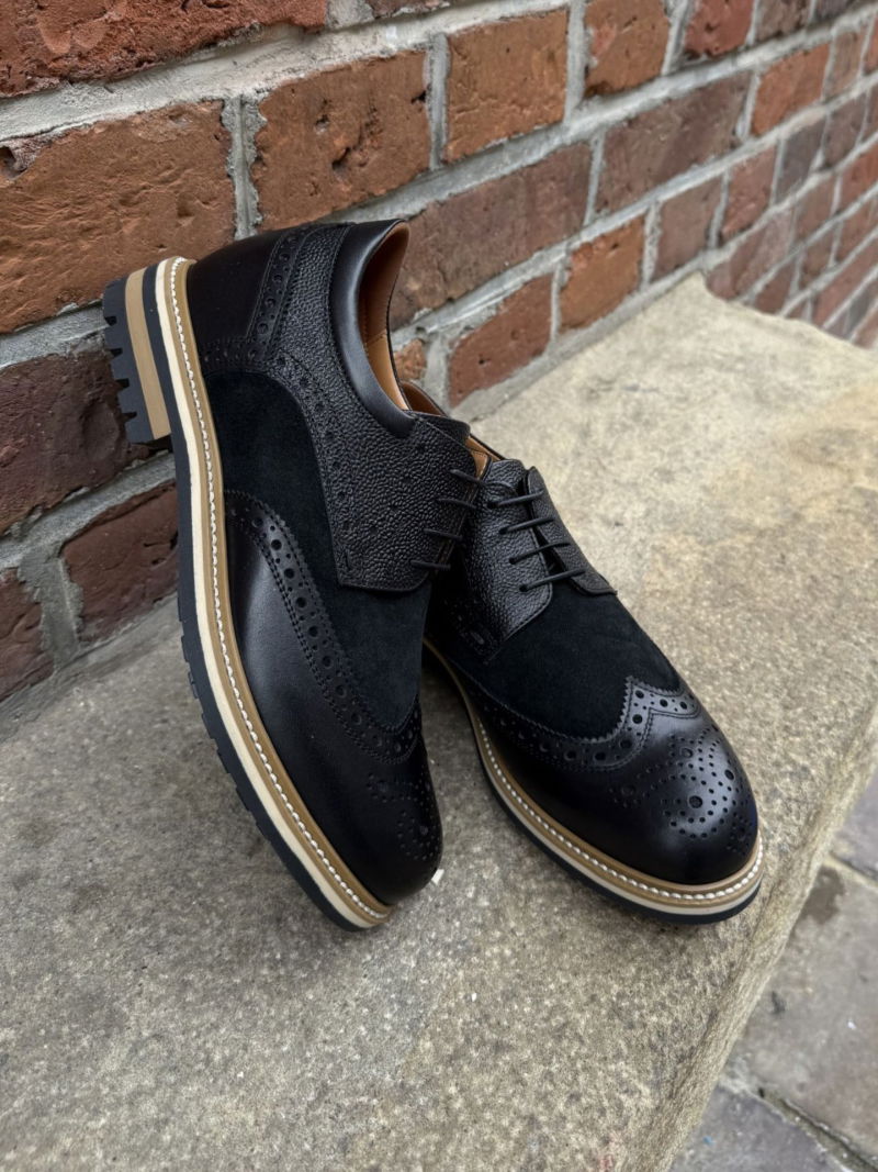 Men's height-increasing shoes, men's leather shoes that increase height from a Polish manufacturer