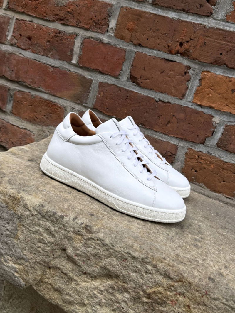 White Conhpol height-increasing sneakers, height-increasing shoes, height-increasing sports shoes for everyday wear