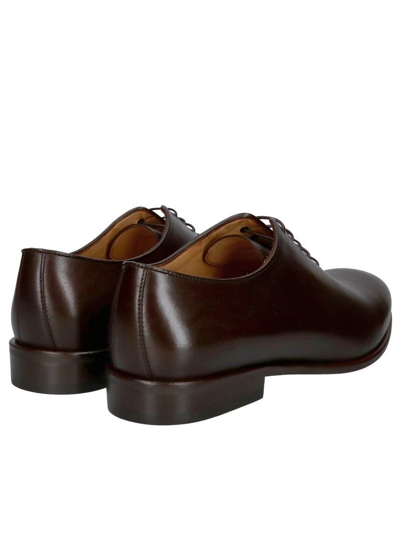 Brown premium loafers for a suit, elegant men's oxford shoes