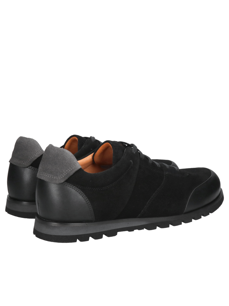 Men's shoes for wider feet, comfortable low shoes with wide toes, high wearing comfort