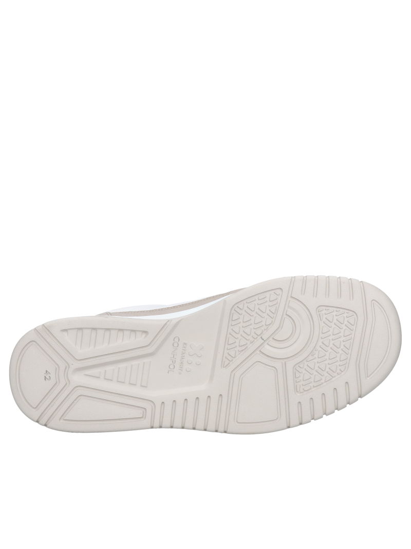 Fashionable men's sneakers with removable leather insoles, lightweight men's street shoes with thick soles