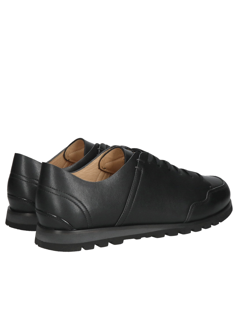 Men's shoes for wide feet, exceptionally light and comfortable, made of soft grain leather