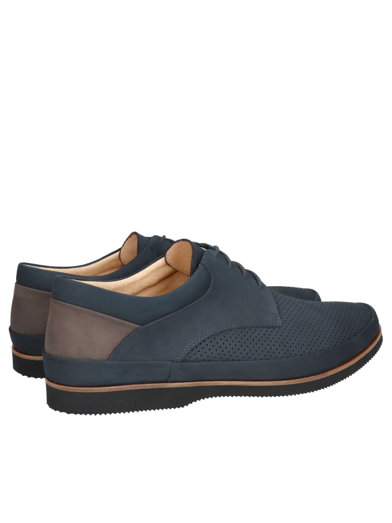 Lightweight men's shoes for wider feet, wider fit and openwork upper, super soft lining