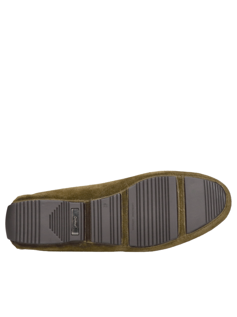 Men's suede leather moccasins, premium quality from a Polish manufacturer, Konopka Shoes