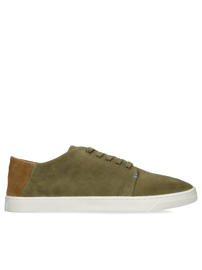 Wygodne sneakersy męskie letnie, na wakacje, buty męskie zamszowe na lato, Konopka Shoes