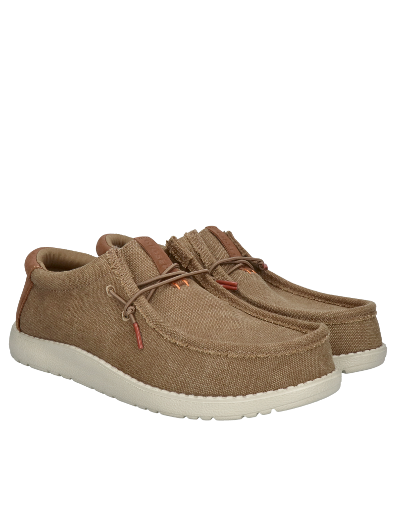 Men's fabric shoes for summer vacation days, removable insole and very light sole