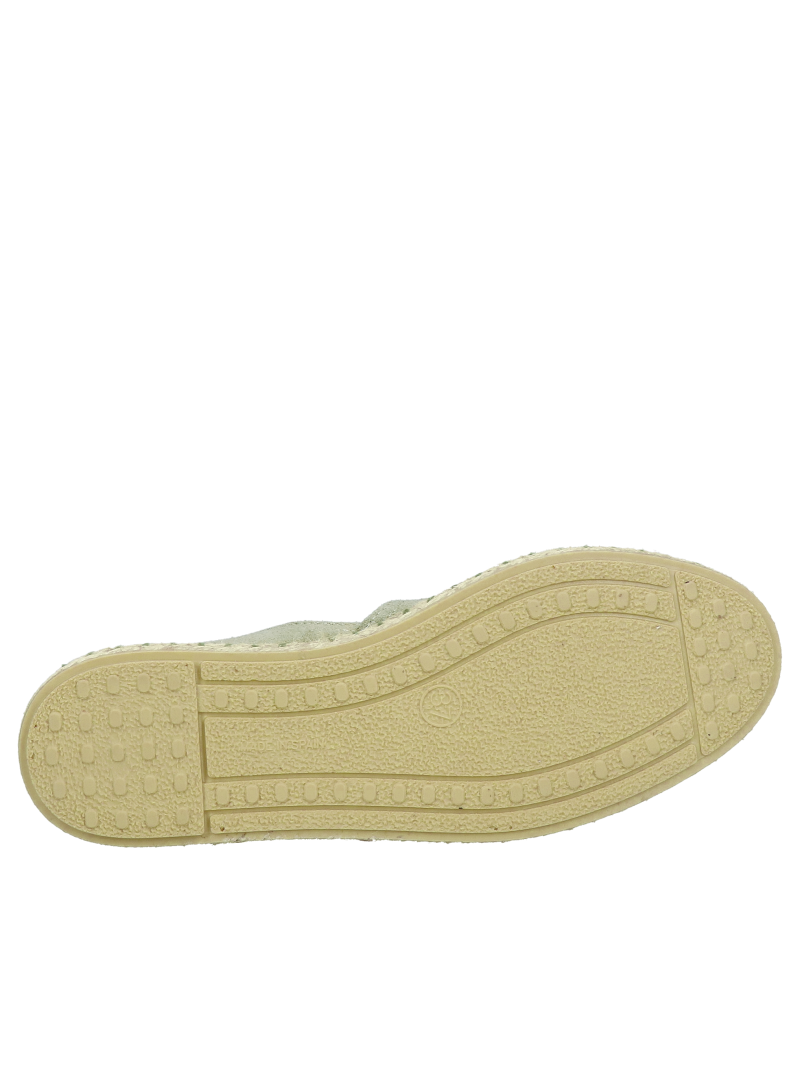 Summer green slip-on espadrilles—ultra-soft and comfortable shoes for spring