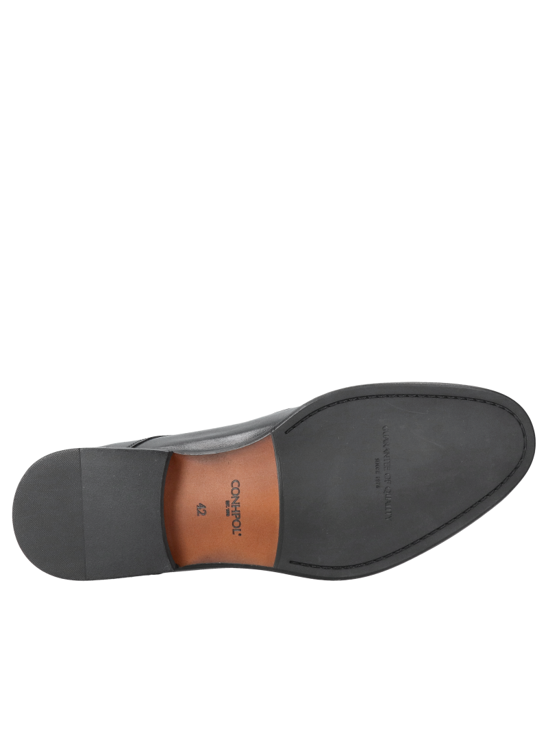 Men's genuine leather dress shoes, elegant lace-up dress shoes