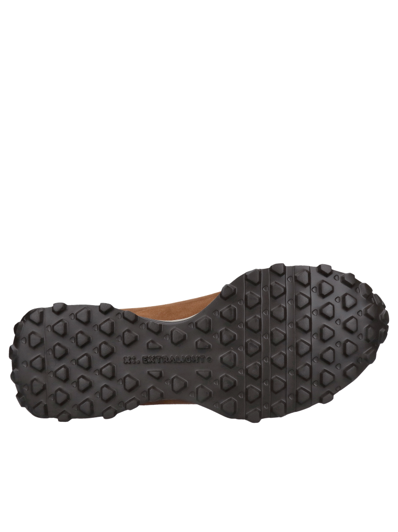 Lightweight suede slip-on sneakers with a removable soft insole, featuring style and design from a Polish manufacturer