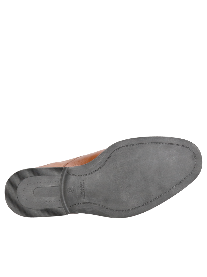 Men's 7cm height-increasing shoes, elegant brown height-increasing shoes