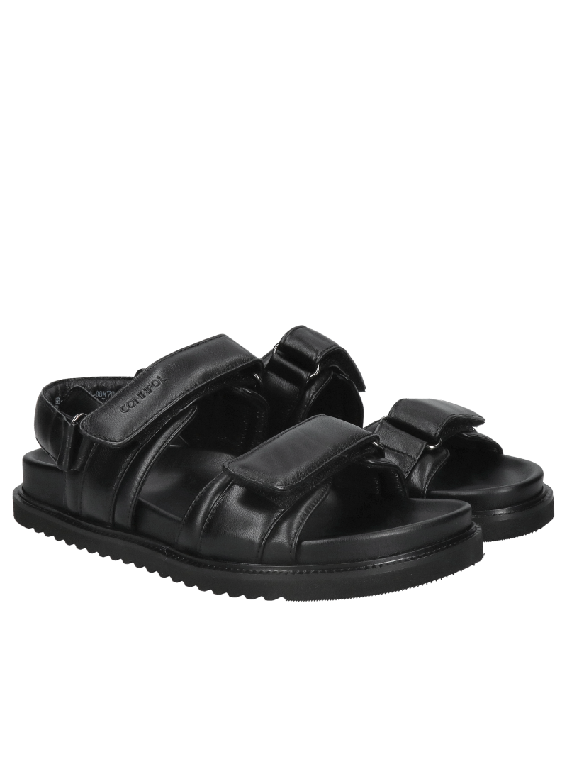 Women’s Velcro sandals, stylish and comfortable, made from genuine leather
