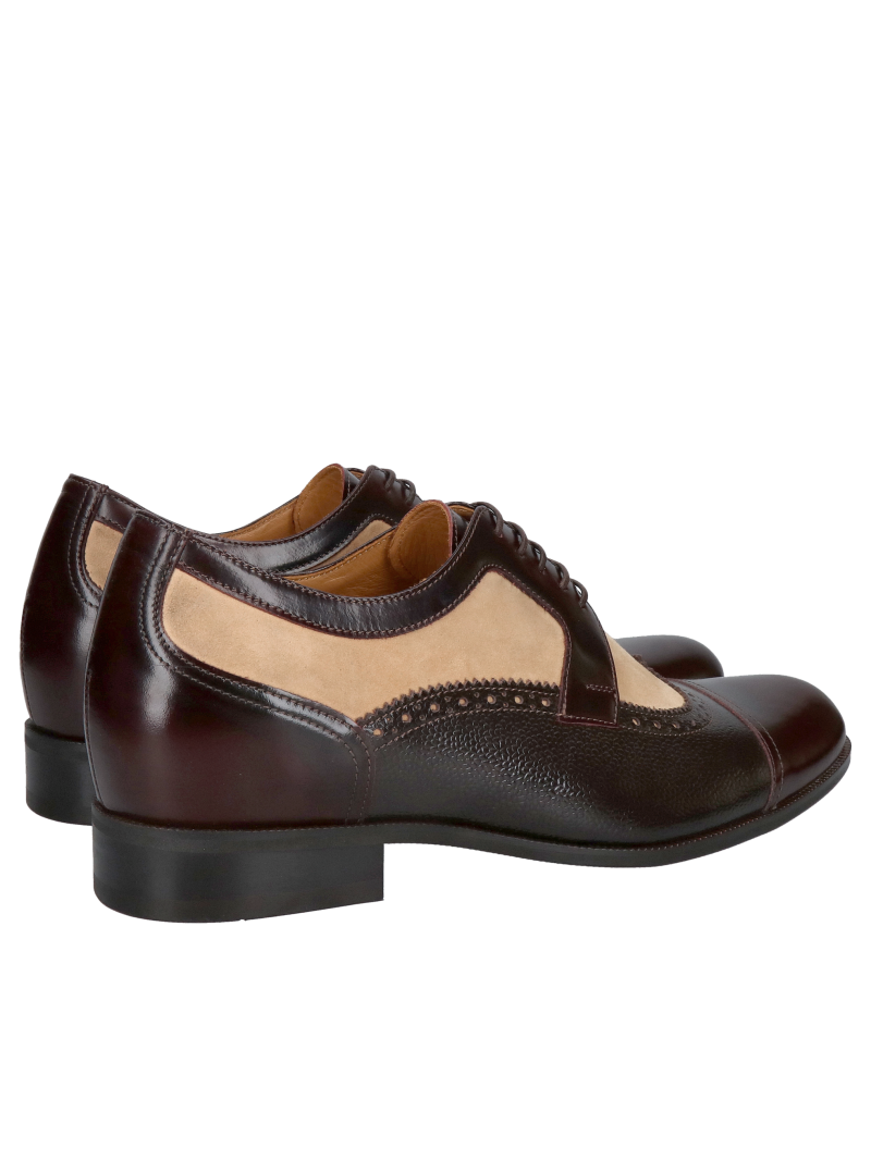 Casual +7cm height-increasing shoes made of genuine leather, comfortable height-increasing shoes, Conhpol, Konopka Shoes
