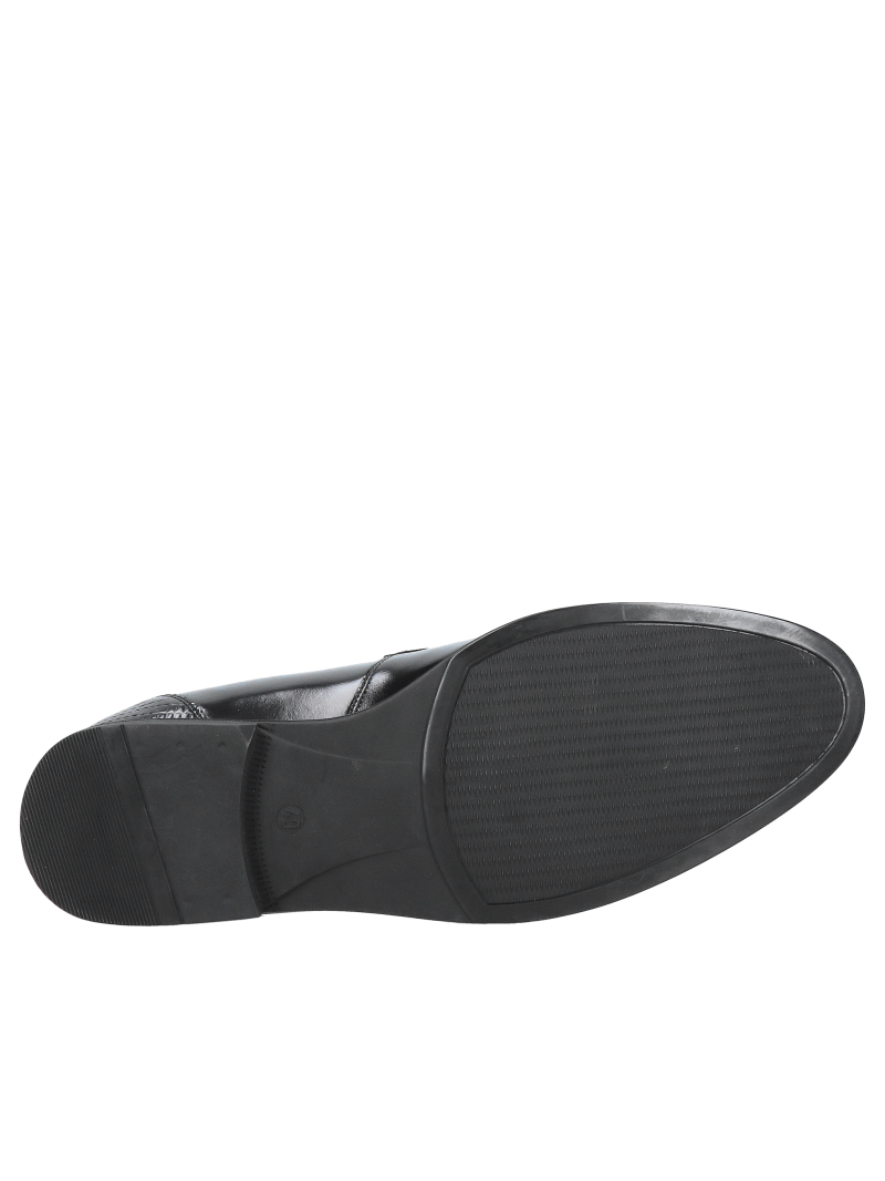 Loafersy podwyższające męskie ze skóry licowej, wygodne wsuwane buty podnoszące wzrost +7cm, Conhpol, Konopka Shoes