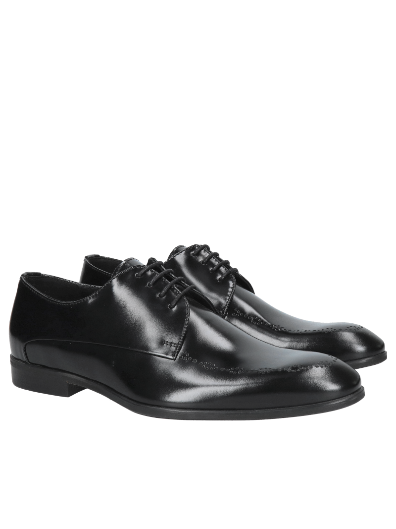 Elegant men’s shoes with red soles, men’s formal shoes made from genuine leather