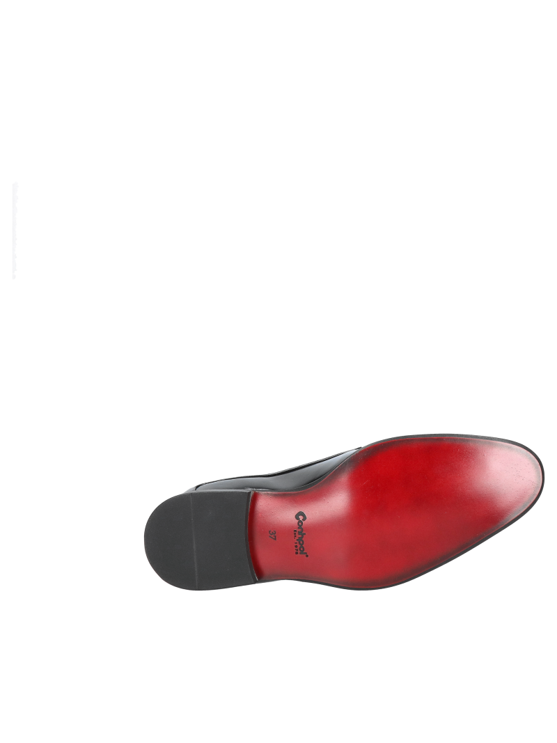 Elegant men’s shoes with red soles, men’s formal shoes made from genuine leather
