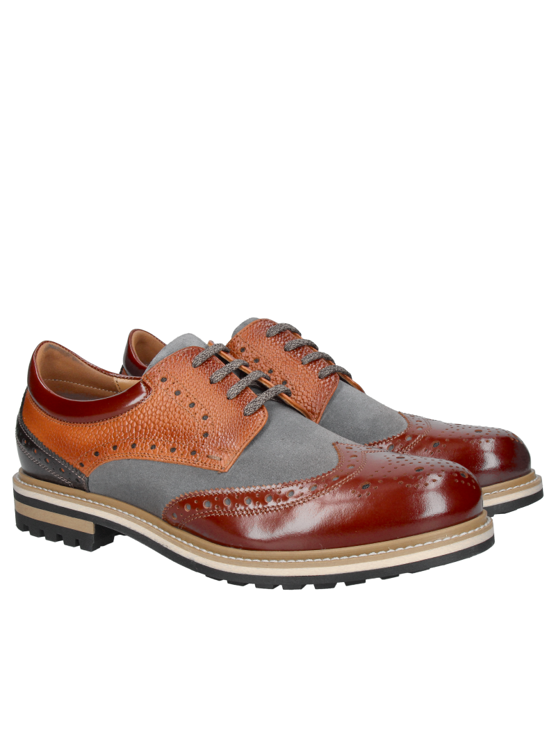 Men's brogues, Polish leather shoes, a combination of comfort and style