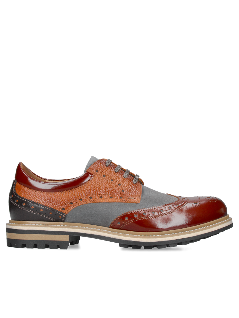 Men's brogues, Polish leather shoes, a combination of comfort and style