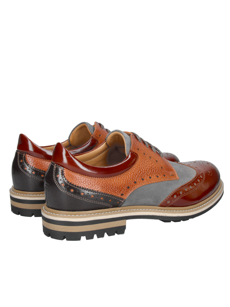 Men's brogues, Polish leather shoes, a combination of comfort and style