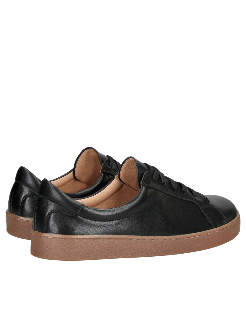 Men's black barefoot shoes, men's shoes with a wide toe box