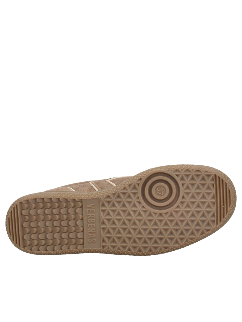 Women's brown suede sneakers, casual athletic shoes
