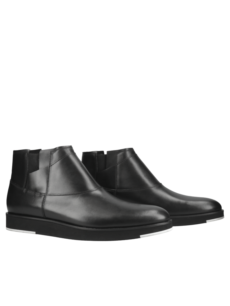 Black boots Nicolas, Conhpol - Polish production, Boots, CE5030-01, Konopka Shoes