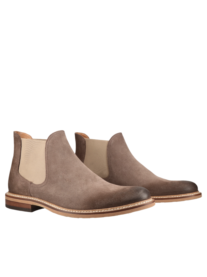 Beige chelsea boots Nathan, Conhpol, Konopka Shoes