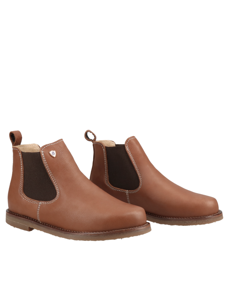 Brown Boy's shoes Chelsea Boots, Bambini Manufaktura, Konopka Shoes