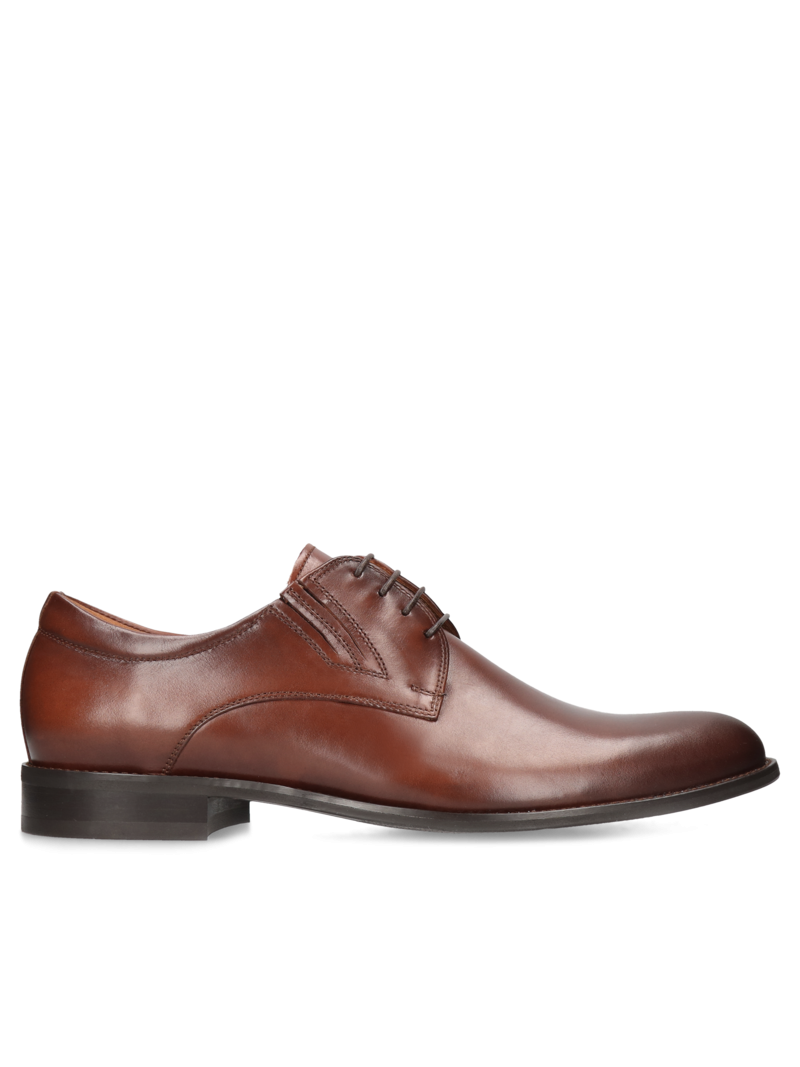 Brown shoes Kellen, Conhpol - Polish production, Derby, CI5782-02, Konopka Shoes