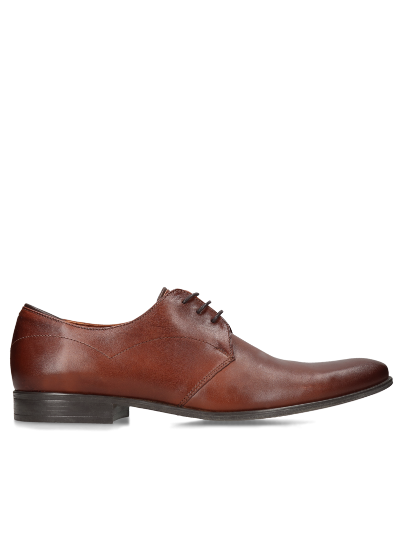 Brown shoes Raf, Conhpol - Polish production, Derby, CE5866-01, Konopka Shoes