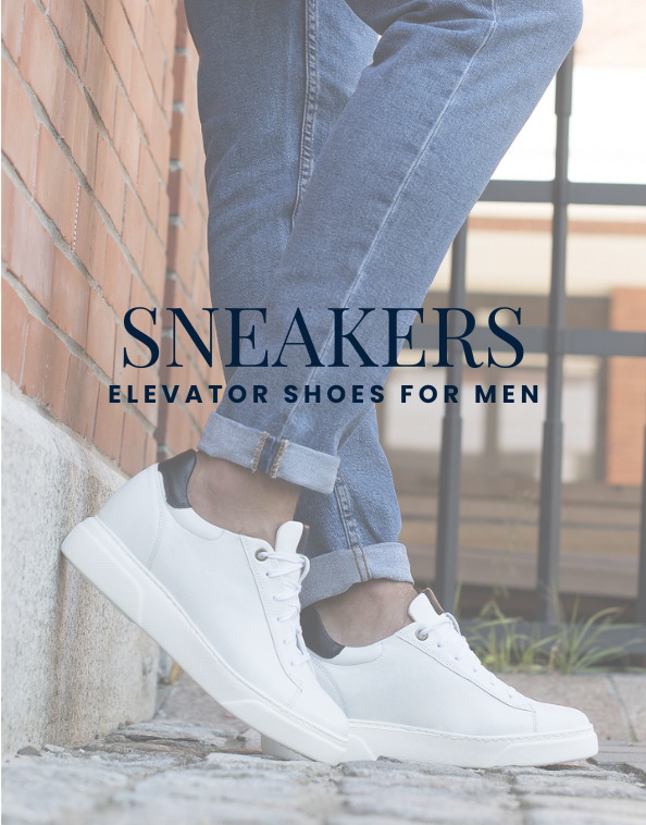 Elevator sports shoes for men