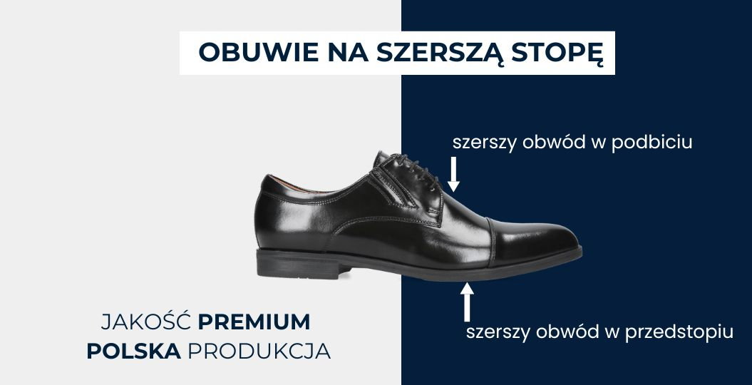 Buty na szeroką stopę