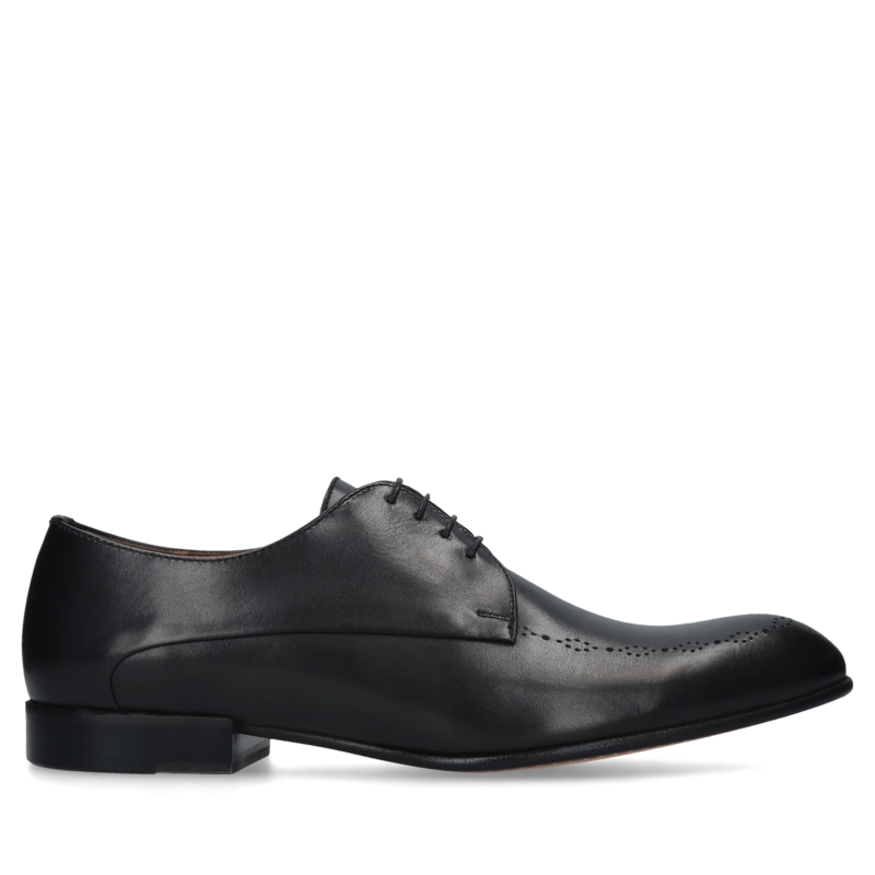 Czarne derby William, Conhpol, Konopka Shoes